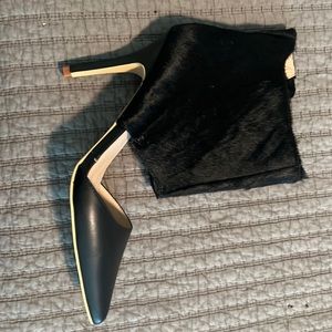 Solsana heels with cowhide cuff size 9